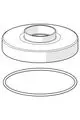 HANSA-Abdeckplatte-HANSA-1003-d-70-mm-Chrom-1003886V gallery number 1